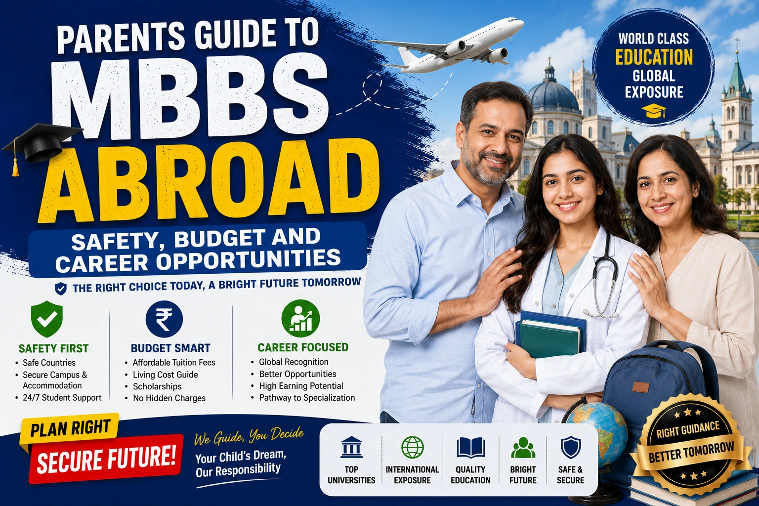 Parents Guide to MBBS Abroad: Safety, Budget and Career Opportunities